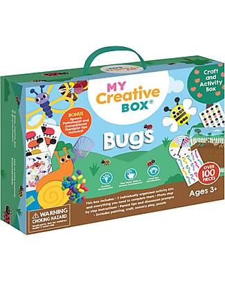 My Creative Box Kit Creativo Insetti My Creative Box - 6 Attività - Età 3+ Giochi Creativi