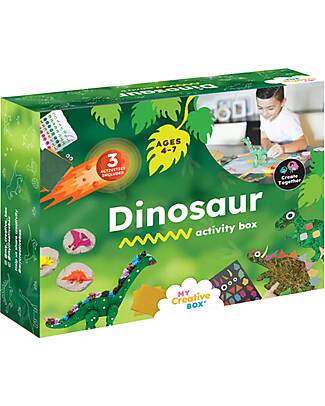 My Creative Box Mini Kit Creativo Dinosauri My Creative Box - 3 Attività - Età 3+ Giochi Creativi
