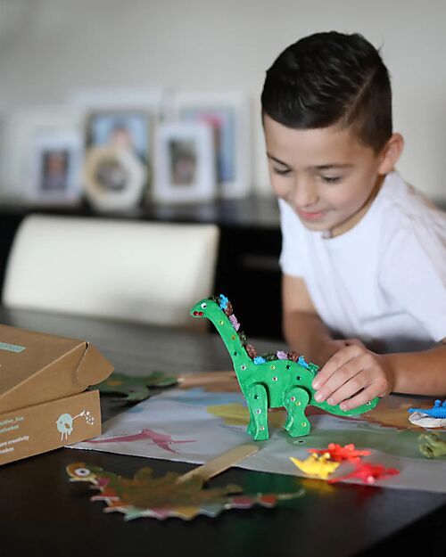 My Creative Box Mini Kit Creativo Dinosauri My Creative Box - 3 Attività - Età 3+ Giochi Creativi