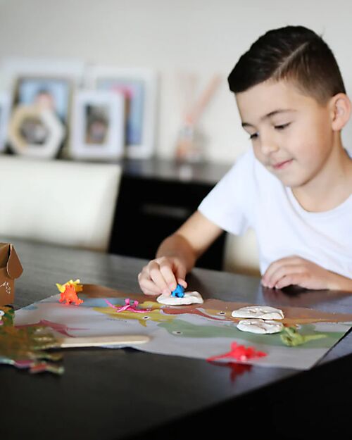 My Creative Box Mini Kit Creativo Dinosauri My Creative Box - 3 Attività - Età 3+ Giochi Creativi