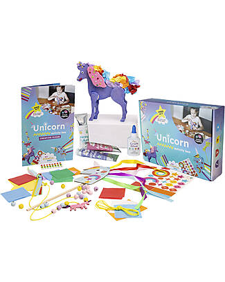 My Creative Box Mini Kit Creativo Unicorni e Fate My Creative Box - 3 Attività - Età 3+ Giochi Creativi