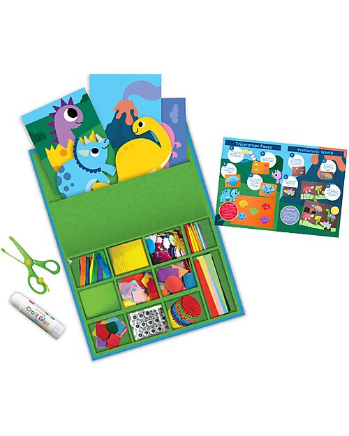 My Creative Box Scatola Collage Sensoriale Dinosauri My Creative Box - Età 3+ Giochi Creativi