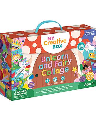 My Creative Box Scatola Collage Sensoriale Unicorni e Fate My Creative Box - Età 3+ Giochi Creativi
