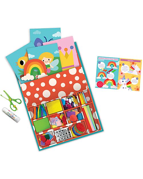 My Creative Box Scatola Collage Sensoriale Unicorni e Fate My Creative Box - Età 3+ Giochi Creativi