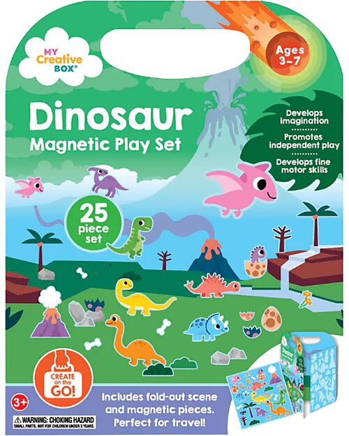 My Creative Box Set Magnetico Dinosauri My Creative Box - Età 3+ Giochi Creativi