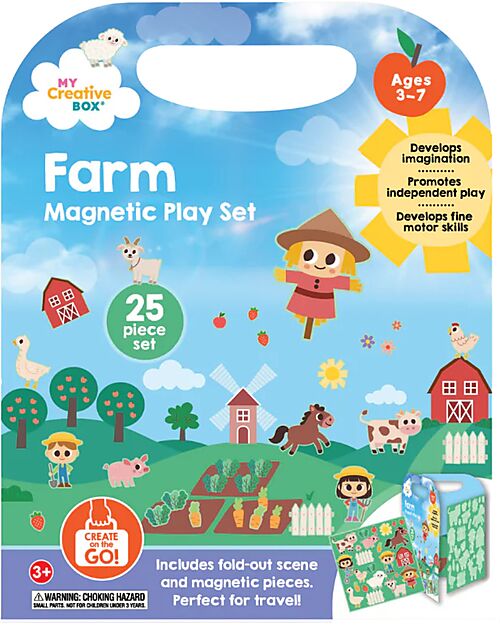 My Creative Box Set Magnetico Fattoria My Creative Box - Età 3+ Giochi Creativi