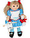 My Doll Bambola Alice nel Paese delle Meraviglie in Stoffa - Fatta a Mano - 42 cm Bambole