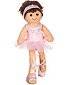 My Doll Bambola Ballerina Rosa Fanny in Stoffa - Fatta a Mano - 32 cm Bambole