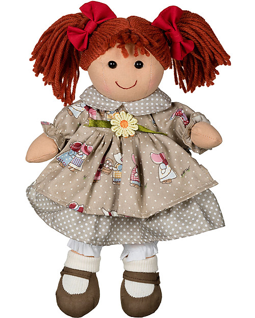 My Doll Bambola Chloe con Abito a Pois - Fatta a Mano - 27 cm Bambole
