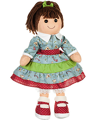 My Doll Bambola con Mantella Janette in Stoffa - Fatta a Mano - 42 cm Bambole
