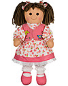 My Doll Bambola Jodie con Abito a Cuori in Stoffa - Fatta a Mano - 42 cm Bambole