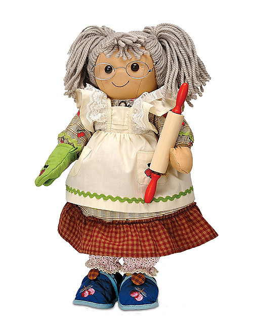 My Doll Bambola Nonna in Stoffa - Fatta a Mano - 42 cm Bambole
