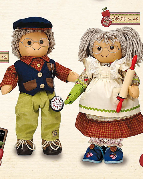 My Doll Bambola Nonna in Stoffa - Fatta a Mano - 42 cm Bambole