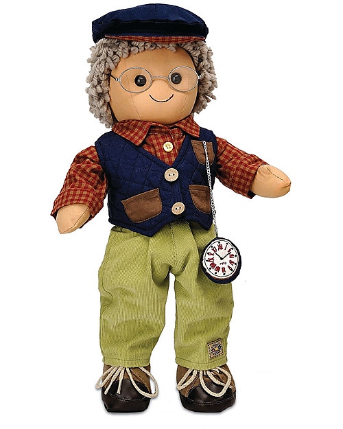 My Doll Bambola Nonno in Stoffa - Fatta a Mano - 42 cm Bambole