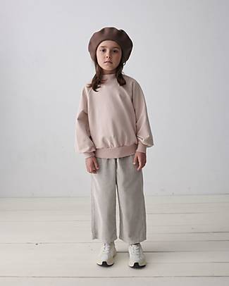 My Little Cozmo Felpa in Raglan - Rosa Chiaro - Tessuto Biologico Felpe