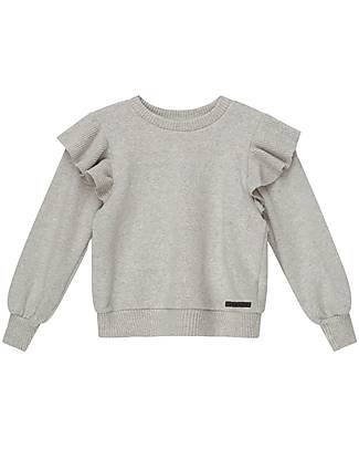My Little Cozmo Maglione con Balze - Grigio Chiaro Maglioni