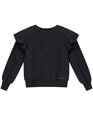 My Little Cozmo Maglione con Balze - Grigio Scuro Maglioni