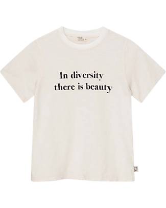 My Little Cozmo T-shirt "In Diversity there is Beauty" - Avorio - 100% Cotone Certificato GOTS T-shirt