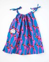 Nadadelazos Abito con Bretelline Flamingo - Fenicotteri Rosa - 100% Cotone Bio Vestiti_