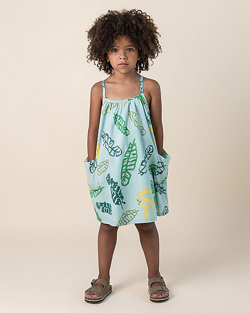 Nadadelazos Abito Foglie di Banana - 100% Cambrì bio Vestiti_