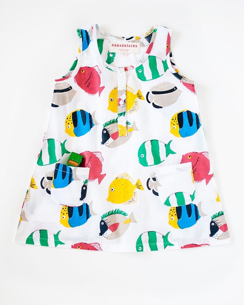 Nadadelazos Abito Kihikihi - 100% Cotone Bio Vestiti_