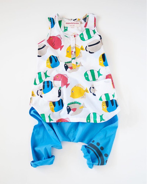 Nadadelazos Abito Kihikihi - 100% Cotone Bio Vestiti_