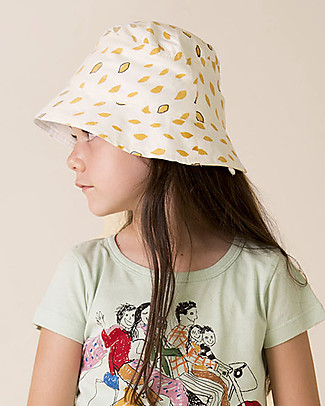Nadadelazos Cappellino Estivo Parasole - Cardamomo Giallo - 100% Cotone Bio Cappelli Estivi
