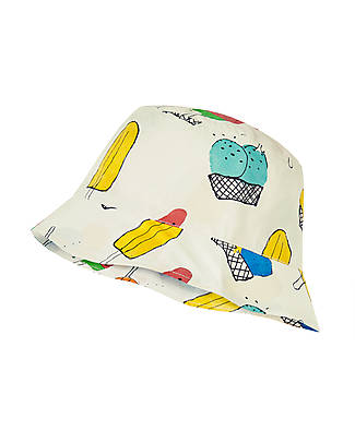 Nadadelazos Cappello Estivo Baby Gelato - Avorio - 100% Cotone bio Cappelli Estivi