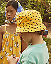 Nadadelazos Cappello Estivo Mini Dots - Giallo Sole - 100% Cotone Bio Cappelli Estivi