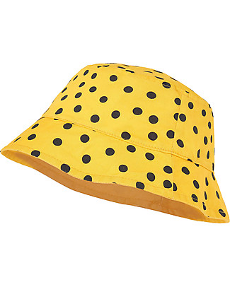 Nadadelazos Cappello Estivo Mini Dots - Giallo Sole - 100% Cotone Bio Cappelli_
