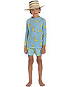 Nadadelazos Costume a Pantaloncino Banana Friends - Turchese - con Coulisse Boxer Mare