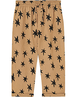 Nadadelazos Pantaloni Lunghi Star - Terracotta - 100% Cambrì di Cotone Pantaloni Lunghi