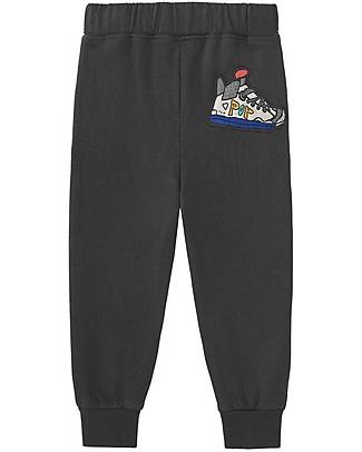 Nadadelazos Pantaloni Sneakers - Nero - 100% Cotone Bio GOTS Pantaloni Lunghi
