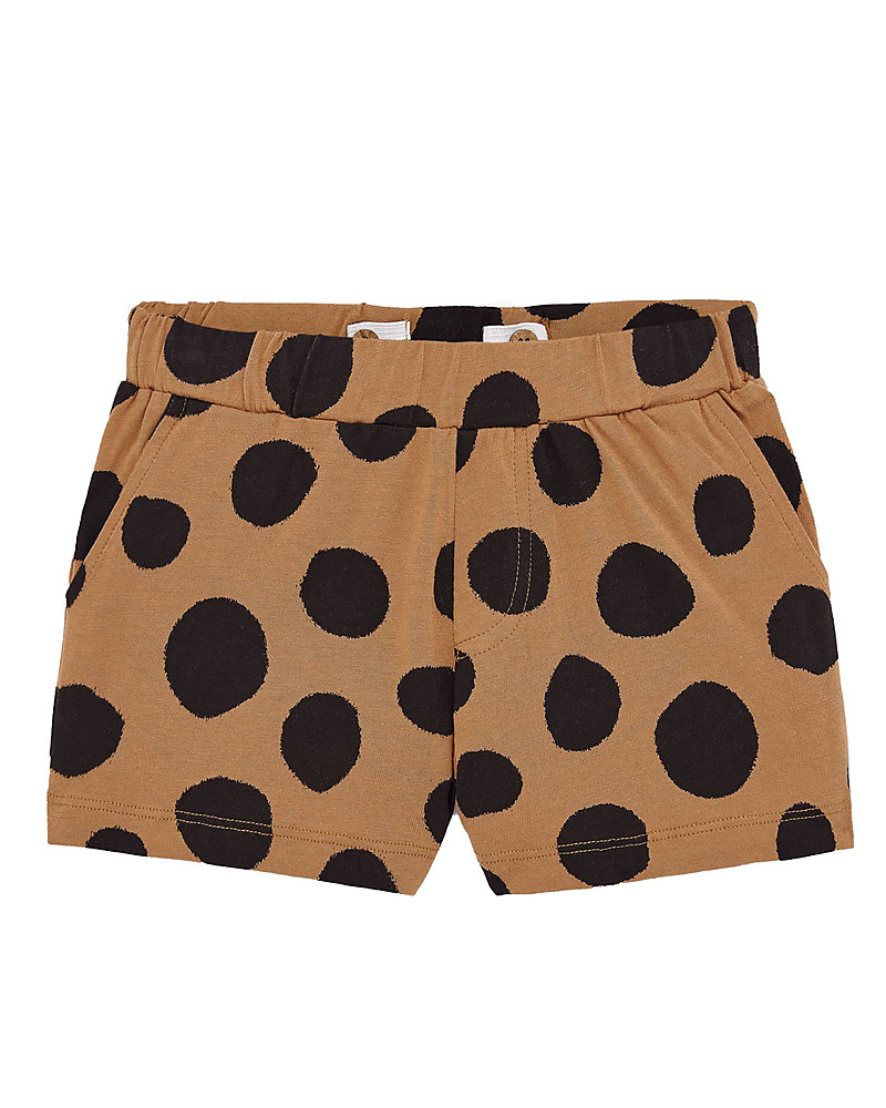 Nadadelazos Shorts Leopardati - Terracotta - 100% Jersey di Cotone bio  bambina