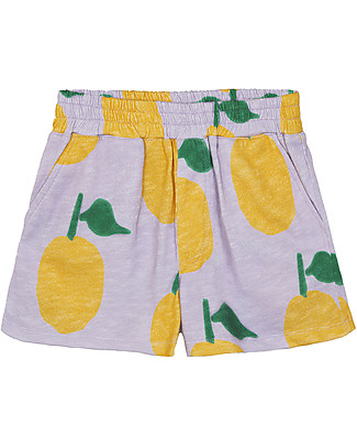 Nadadelazos Shorts Mango - 100% Cotone bio Fiammato Pantaloni Corti