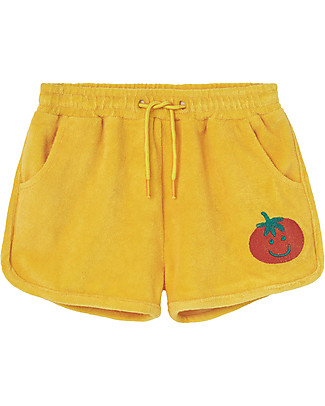 Nadadelazos Shorts Pomodoro - Giallo Sole - Spugna di Cotone Pantaloni Corti