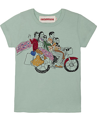 Nadadelazos T-shirt Sei in Motocicletta - 100% jersey di cotone bio T-Shirt e Canotte