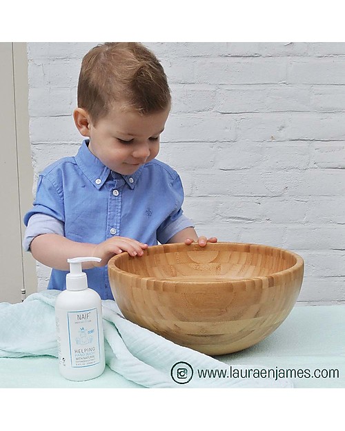 NAIF Baby Care Helping Hand Wash, Sapone Mani - Senza SLS/SLES, Parabeni, Oli Minerali o PEG Bagno Doccia Shampoo