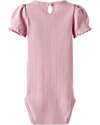 Name it Body Maniche Corte - Rosa Cameo - 100% Cotone Bio Body Manica Corta
