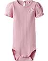 Name it Body Maniche Corte - Rosa Cameo - 100% Cotone Bio Body Manica Corta