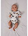Name it Body Maniche Lunghe - Beige - Cars - 100% Lana Merino Body Manica Lunga