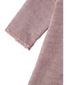Name it Body Maniche Lunghe - Purple Dove - 100% Lana Merino Body Manica Lunga