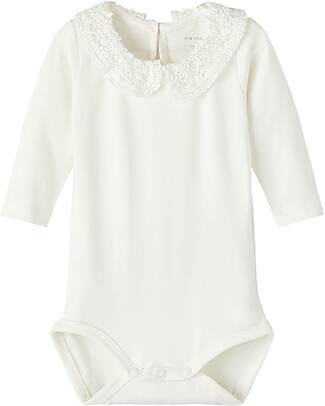 Name it Body Maniche Lunghe - White Alyssum - Cotone Bio Body Manica Lunga