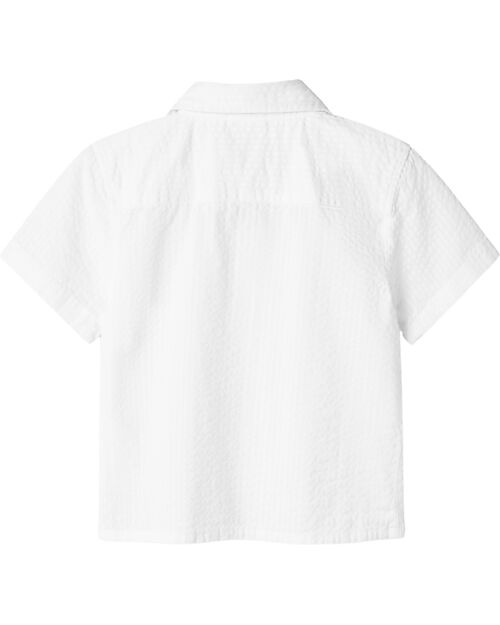 Name it Camicia Maniche Corte - Bright White - 100% Cotone Camicie_