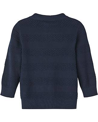 Name it Cardigan con Zip - Dark Sapphire - 100% Cotone Bio Cardigan