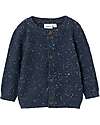 Name it Cardigan Lavorato a Maglia con Bottoni - Dark Sapphire - 100% Cotone Cardigan