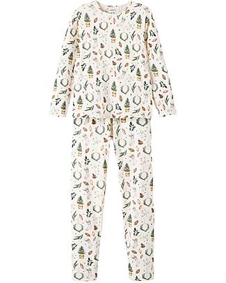 Name it Completo Pigiama Natalizio - Buttercream - Cotone Bio Pigiami