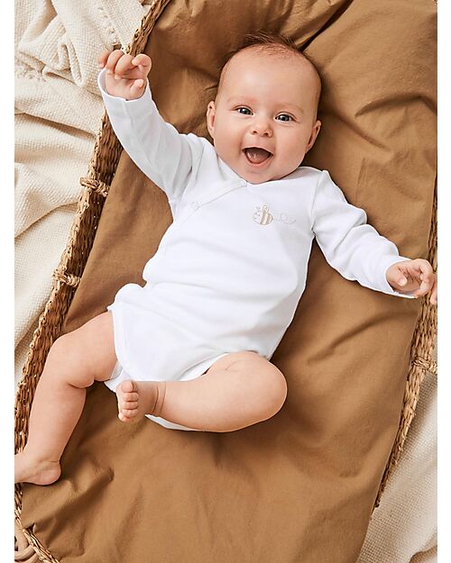 Name it Confezione da 2 Body Kimono a Maniche Lunghe - Rainy Day - Ape - Cotone Bio
 Body Manica Lunga