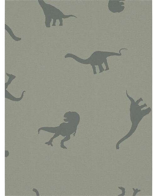 Name it Confezione da 2 Canotte - Verde - Dinosauri - Cotone Biologico Canottiere