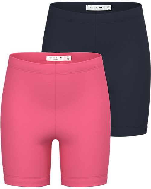 Name it Confezione da 2 Leggings Corti - Dark Sapphire/Camellia Rose - Cotone
 Pantaloni Corti